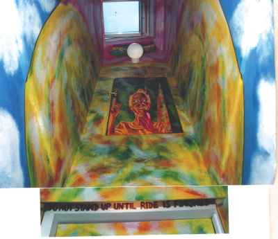 The View up above the door from the seated position