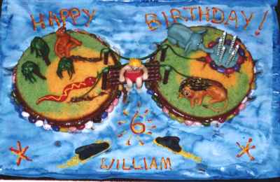 William's Birthday Cake - Another View
